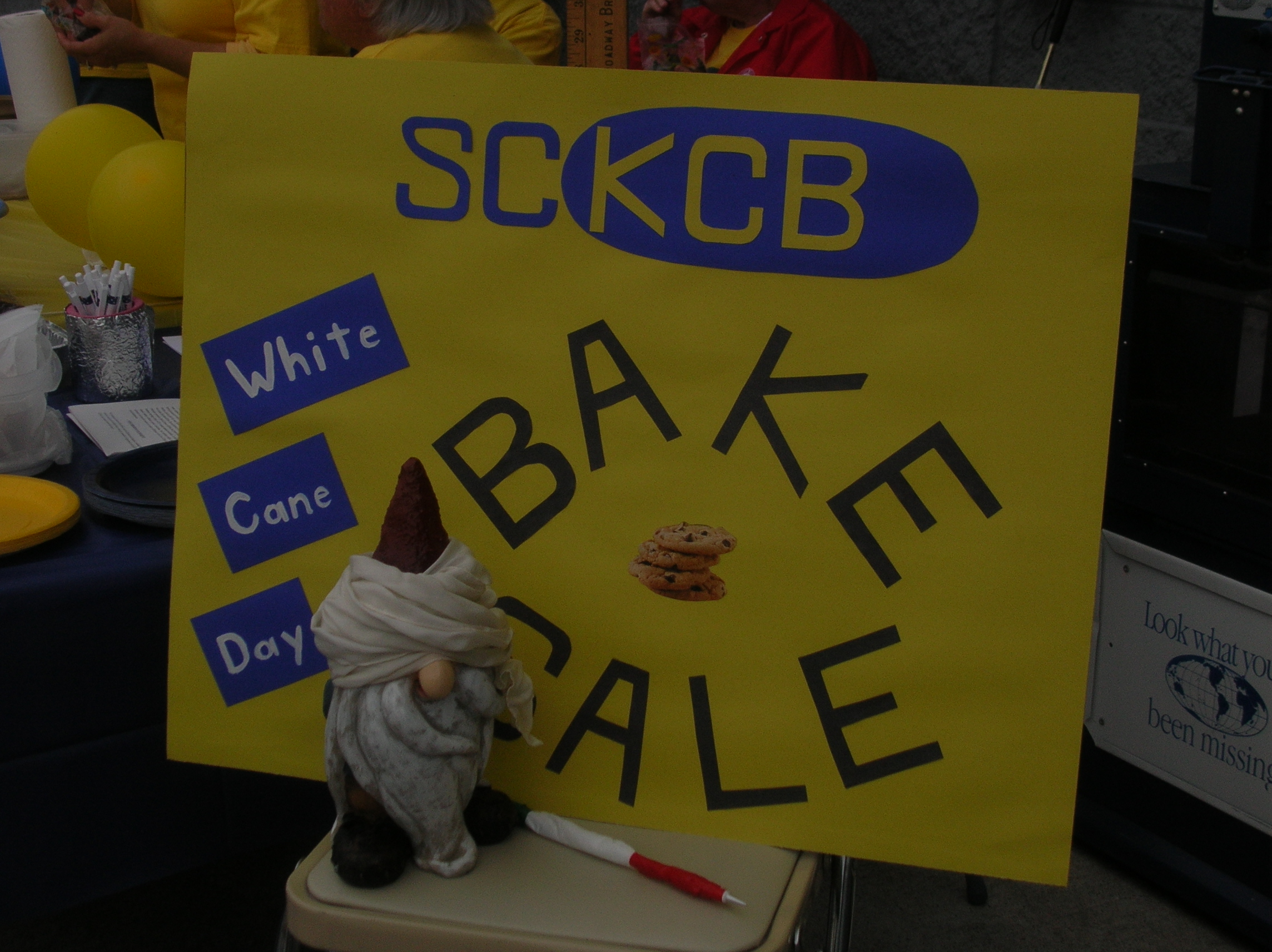 Photo of the SCKCB baked goods fund raiser